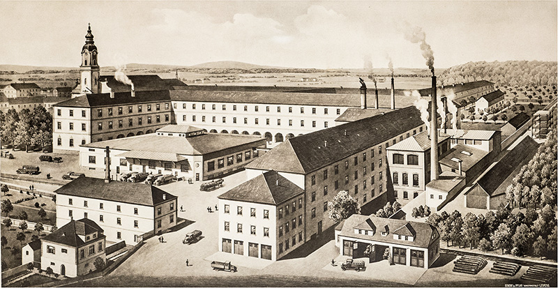 Ansicht Brauerei und ehemaliges Kloster, ca. 1930. Foto: © Brauerei Aldersbach