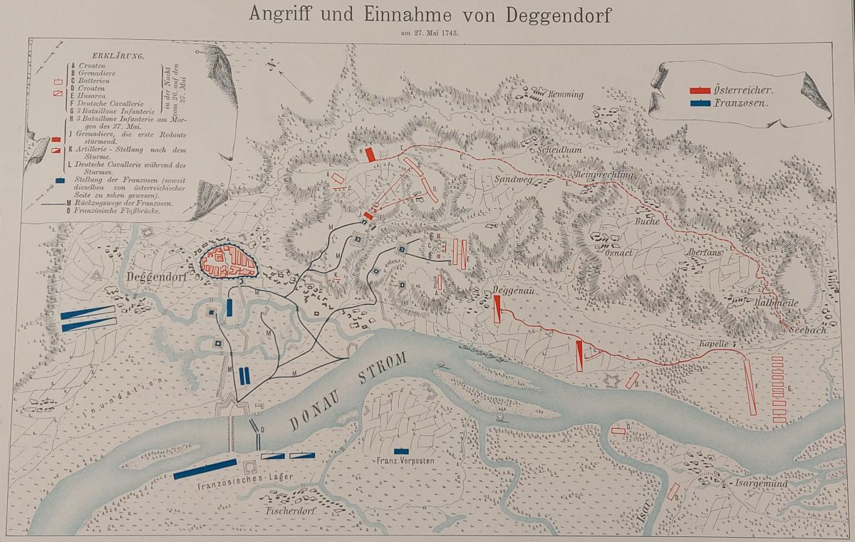 Angriff und Einnahme von Deggendorf 27.05.1743