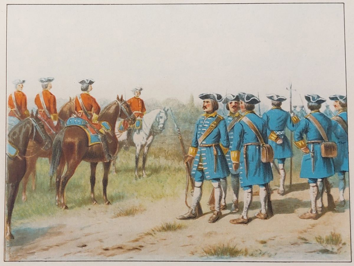 Bayerische Truppen, Infanterie und Kavallerie