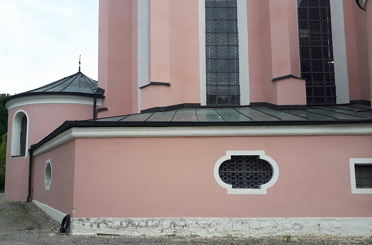 Chor, Kapellenkranz und Sakramentskapelle von Norden