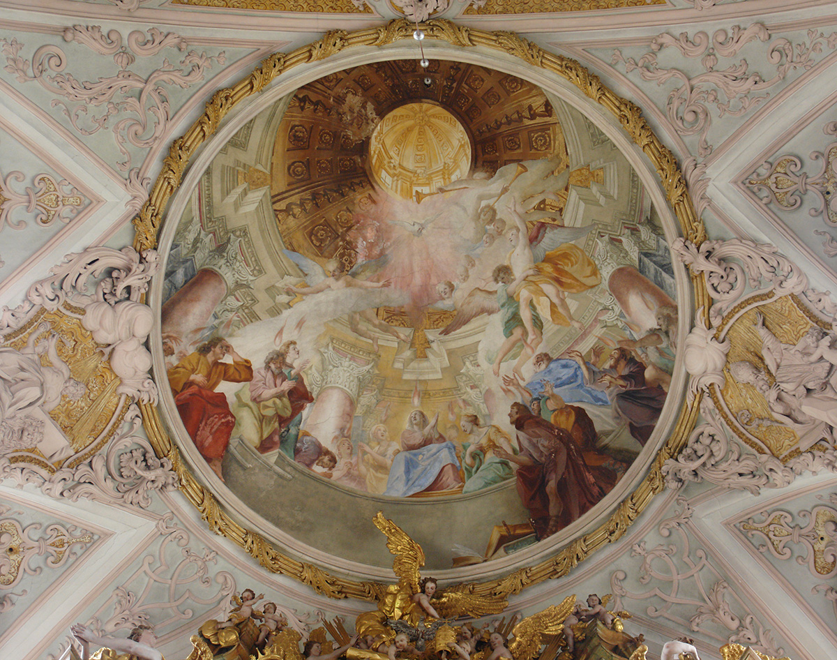 Chorfresko: Pfingstereignis