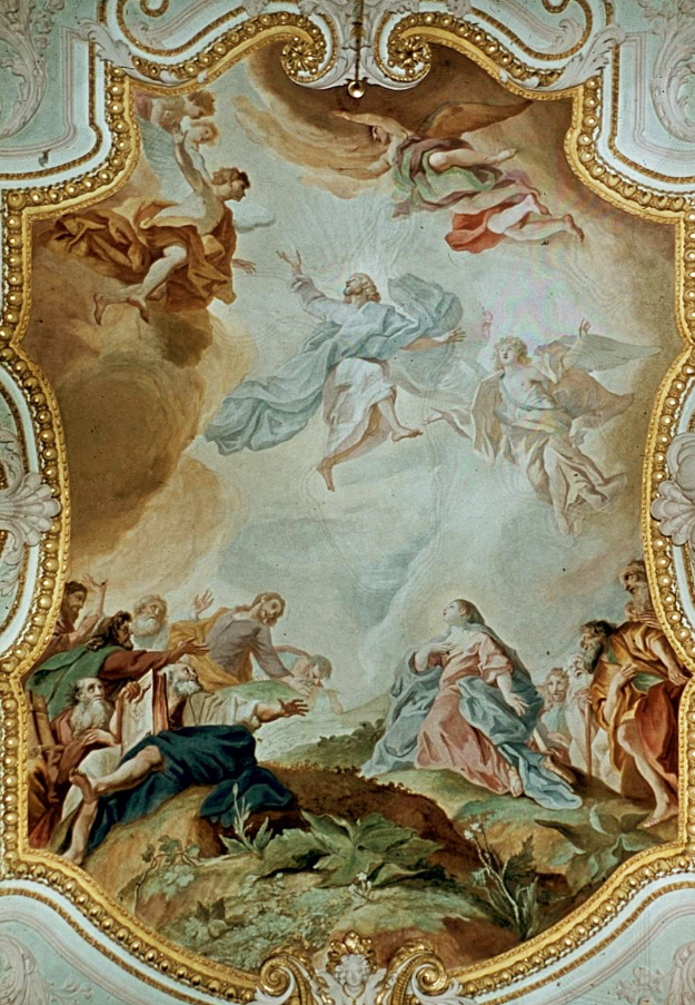 Chorfresko: Christi Himmelfahrt, Aufnahme von 1943