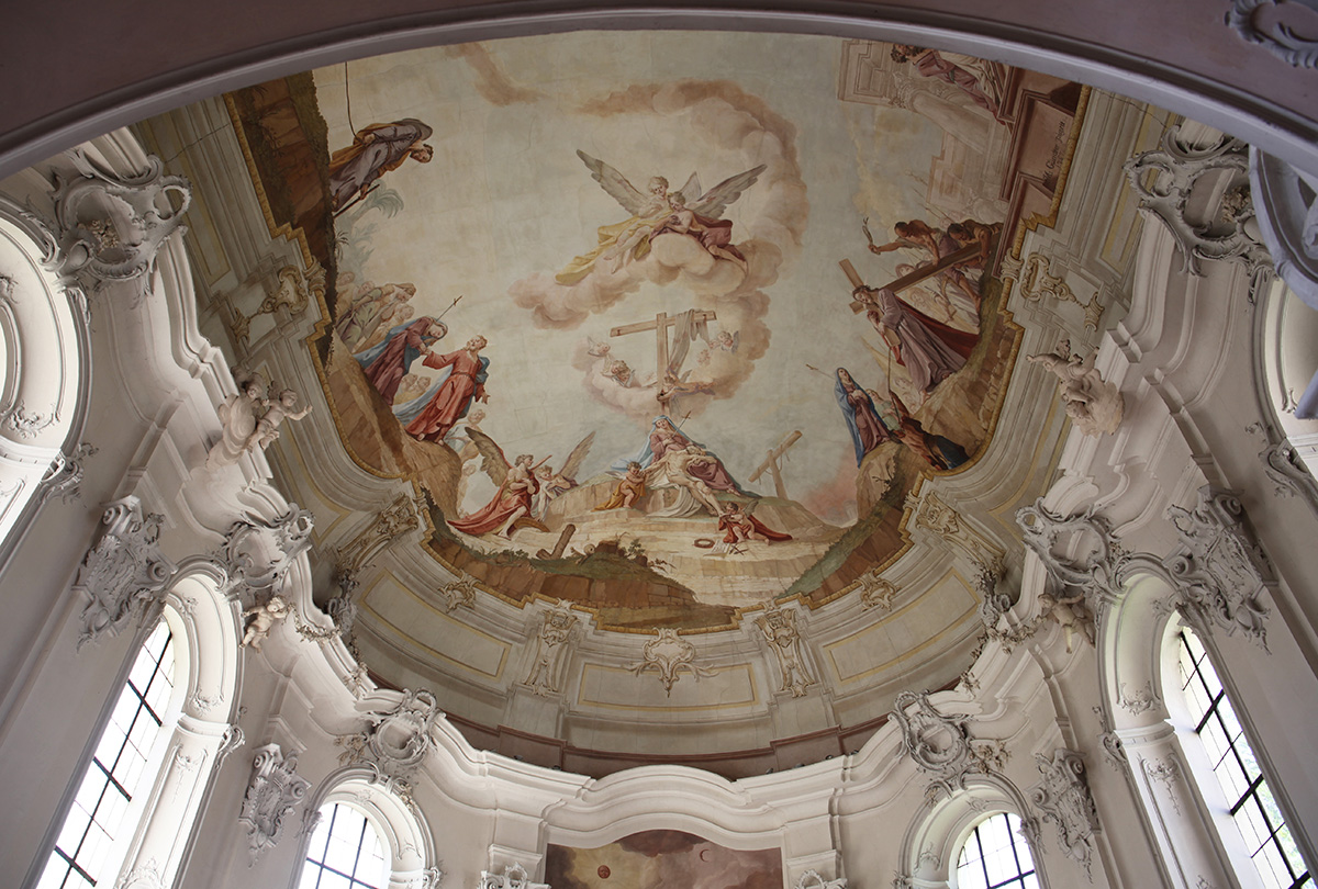 Deckenfresko der Portenkapelle