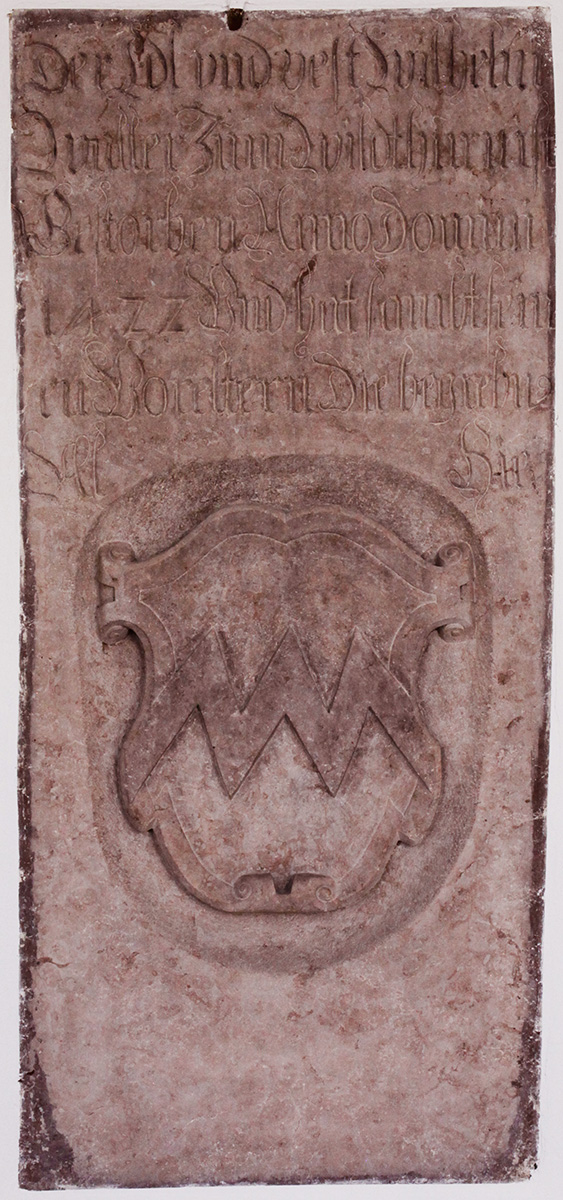 Gedenkplatte für Wilhelm Waller zu Wildthurn