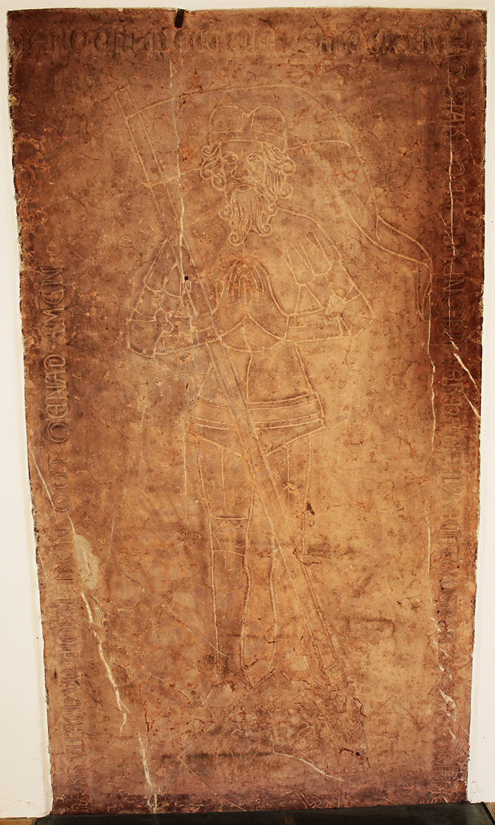 Gedenkplatte für Albecht und Ulrich von Closen zu Arnstorf