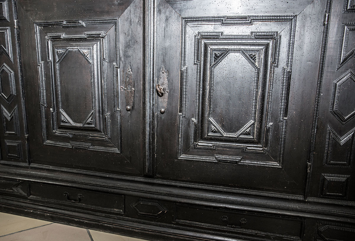 Registratur-Kasten (Detail)